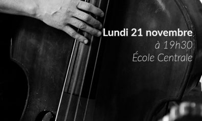 Invitation Concert de Contrebasses Jazz lundi 21 novembre à l’École Centrale