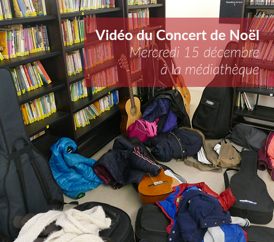 Extraits vidéo du concert de noël de l'école de musique d'écully