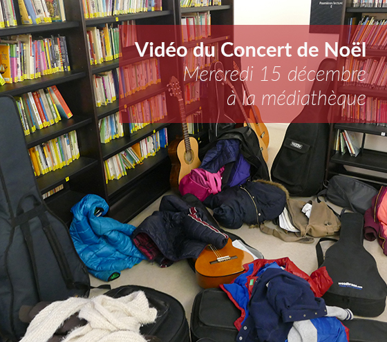 Extraits vidéo du concert de noël de l'école de musique d'écully