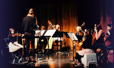 Photo de l'orchestre à cordes le 6 janvier 2017