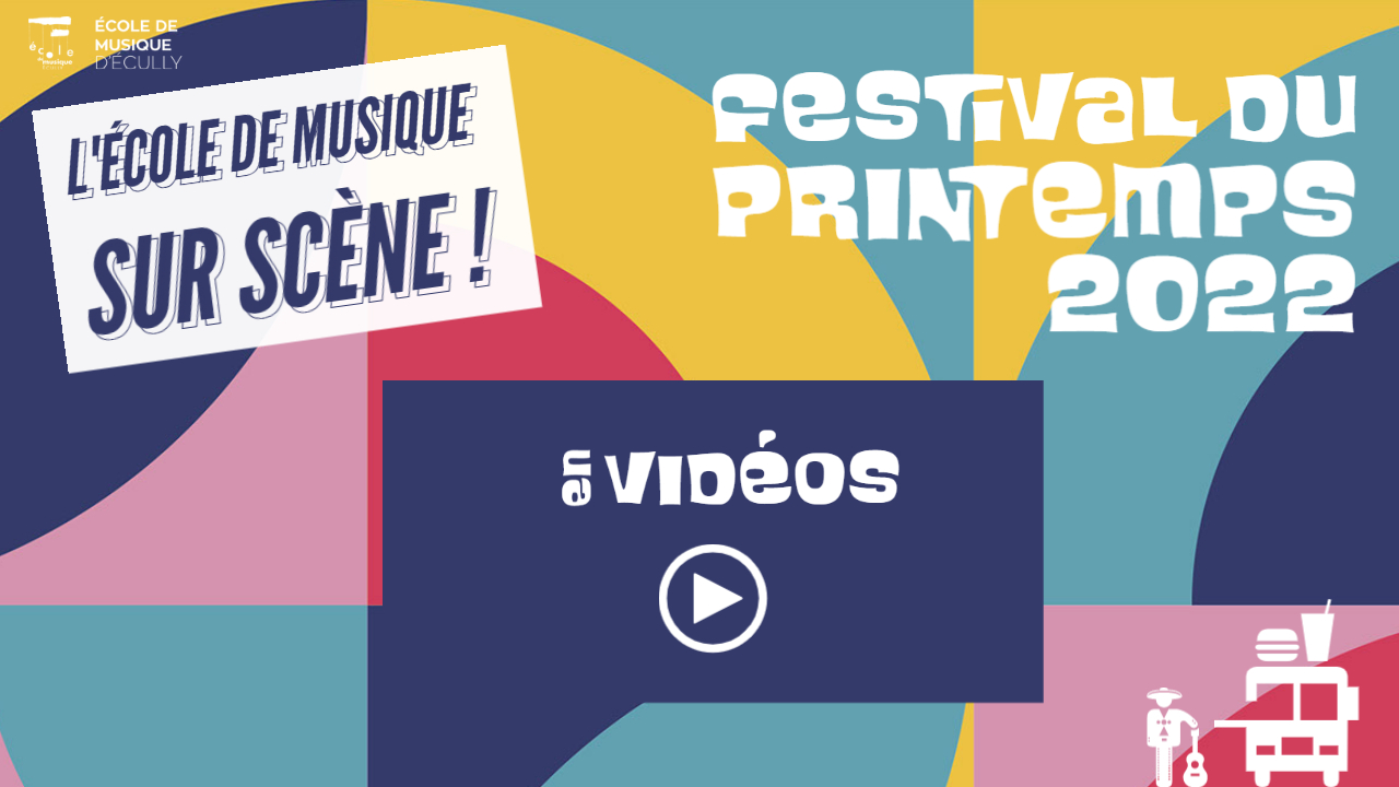 Vidéos du festival du printemps 2022 de l'école de musique d'Ecully