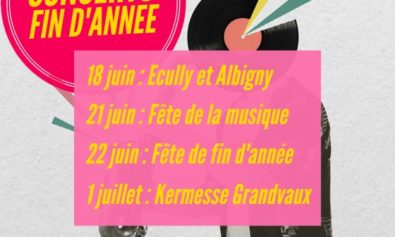 Concert juin 2022 de l'école de musique d'Ecully