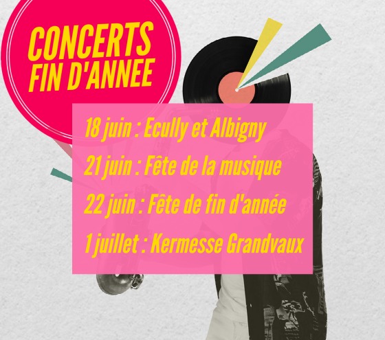 Concert juin 2022 de l'école de musique d'Ecully