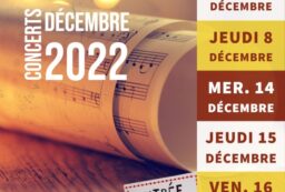 Concerts de décembre 2022 de l'école de musique d'Ecully