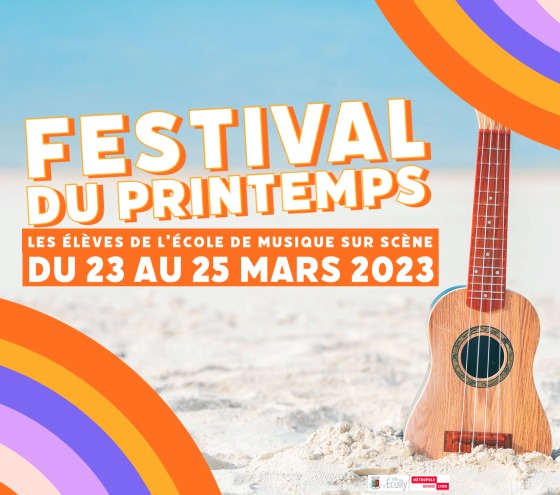 Festival du printemps 2023 de l'école de musique d'Ecully. Les élèves de l'école de musique sur scène !